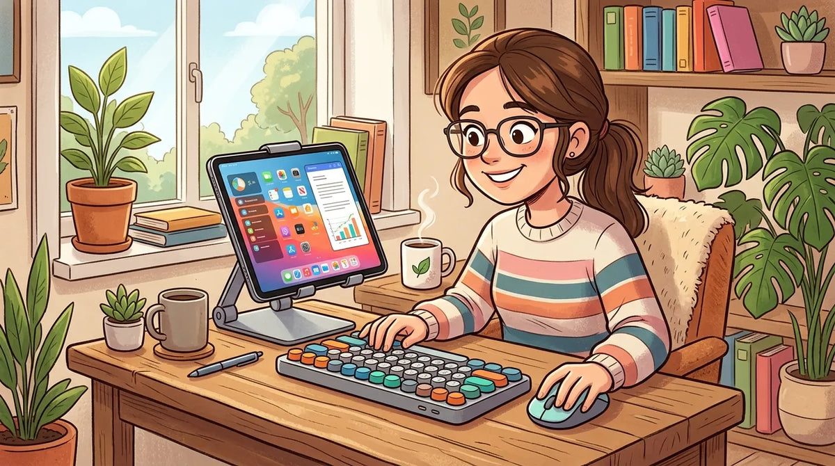 The Best Keyboard with Mouse for Tablet Workflows